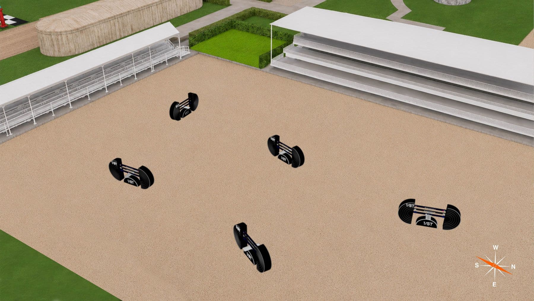 Santa Anita venue map